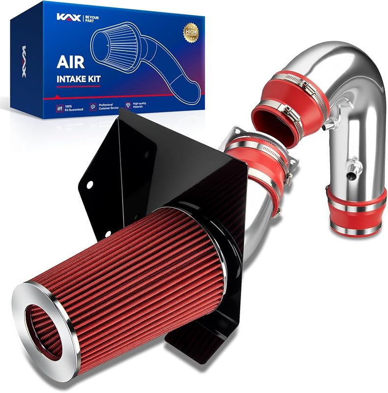 Kit de admissão de ar frio KAX 10,16 cm para Ford F-150, Expedition e F-250 – 1 kit