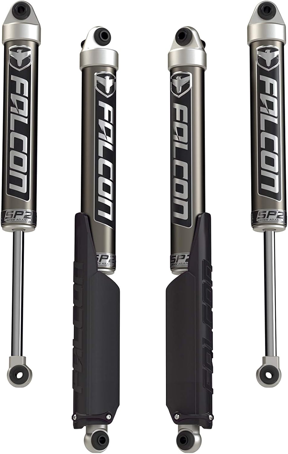 JLU 4-Door Falcon SP2 2.1 Monotube Shocks (0-1.5” Lift)
