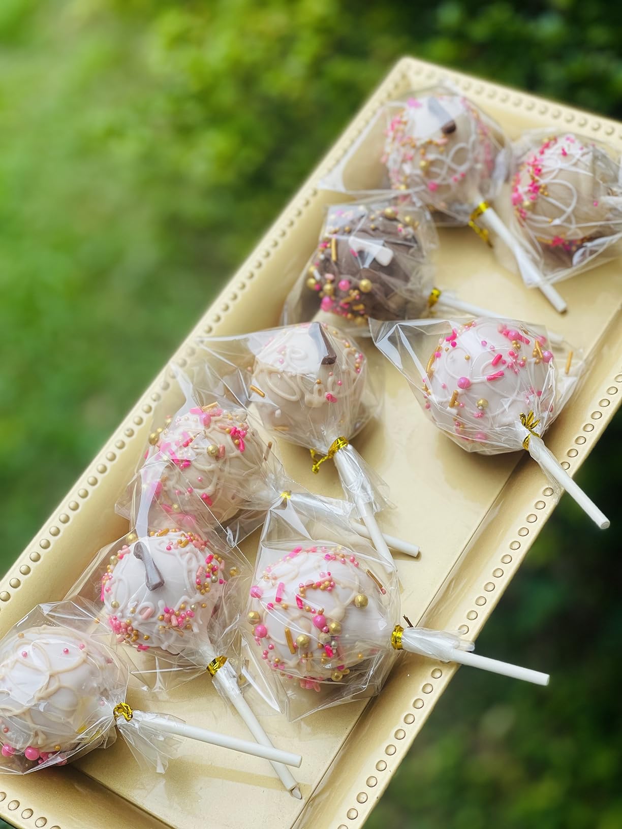 Sweet Creations Round Cake Pop Press Mold Pink Home