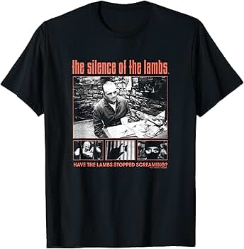 The Silence of the Lambs× weber T shirt The Silence of the Lambs× weber] T shirt(white