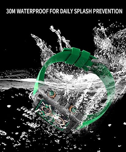 Miniatura 5 de Mens Watches Analog Waterproof Fashion Date Wrist Watch, Skeleton Tonneau Watches for Men with Chronograph,Ideal for Sports Enthusiasts & Daily Wear