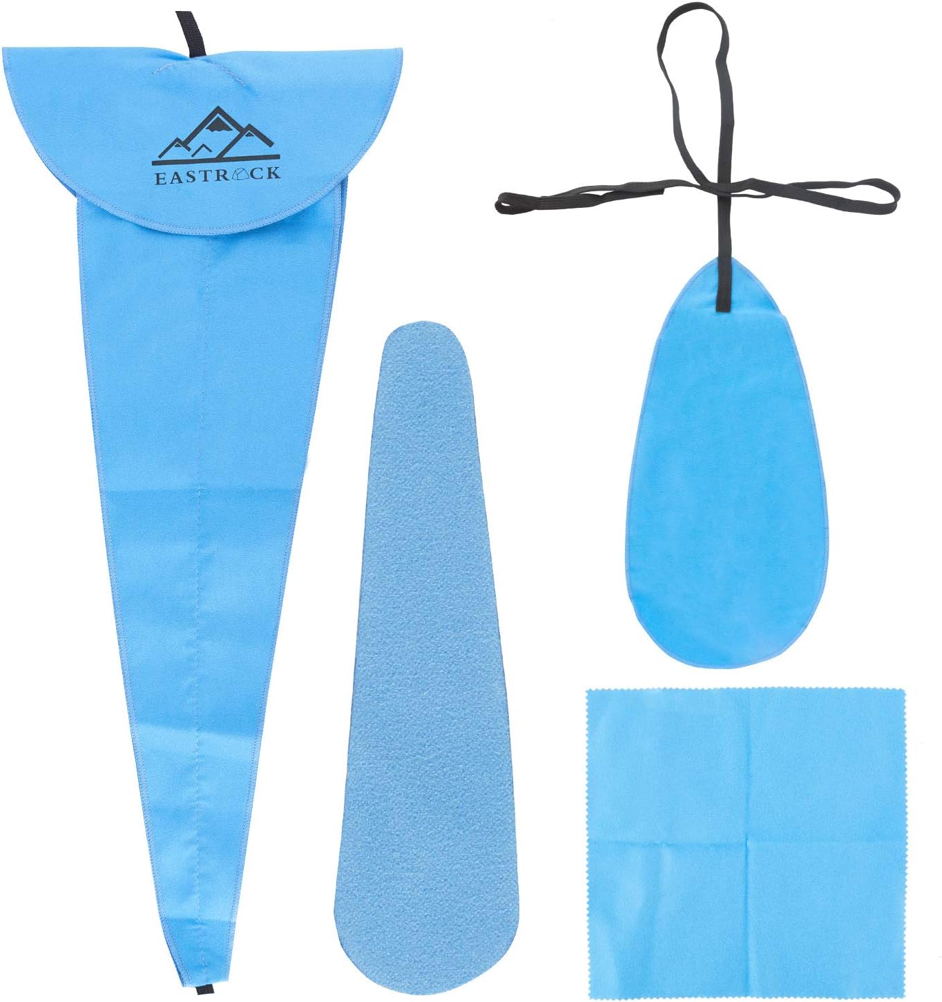 EASTROCK Saxophone Cleaning Kit with EVA Case for Alto Tenor Sax Clarinet Flute and other Wind & Woodwind Struments,Including Sax Cleaning Swab(4pcs),Mouthpiece Brush,Neck Strap : Musical Instruments