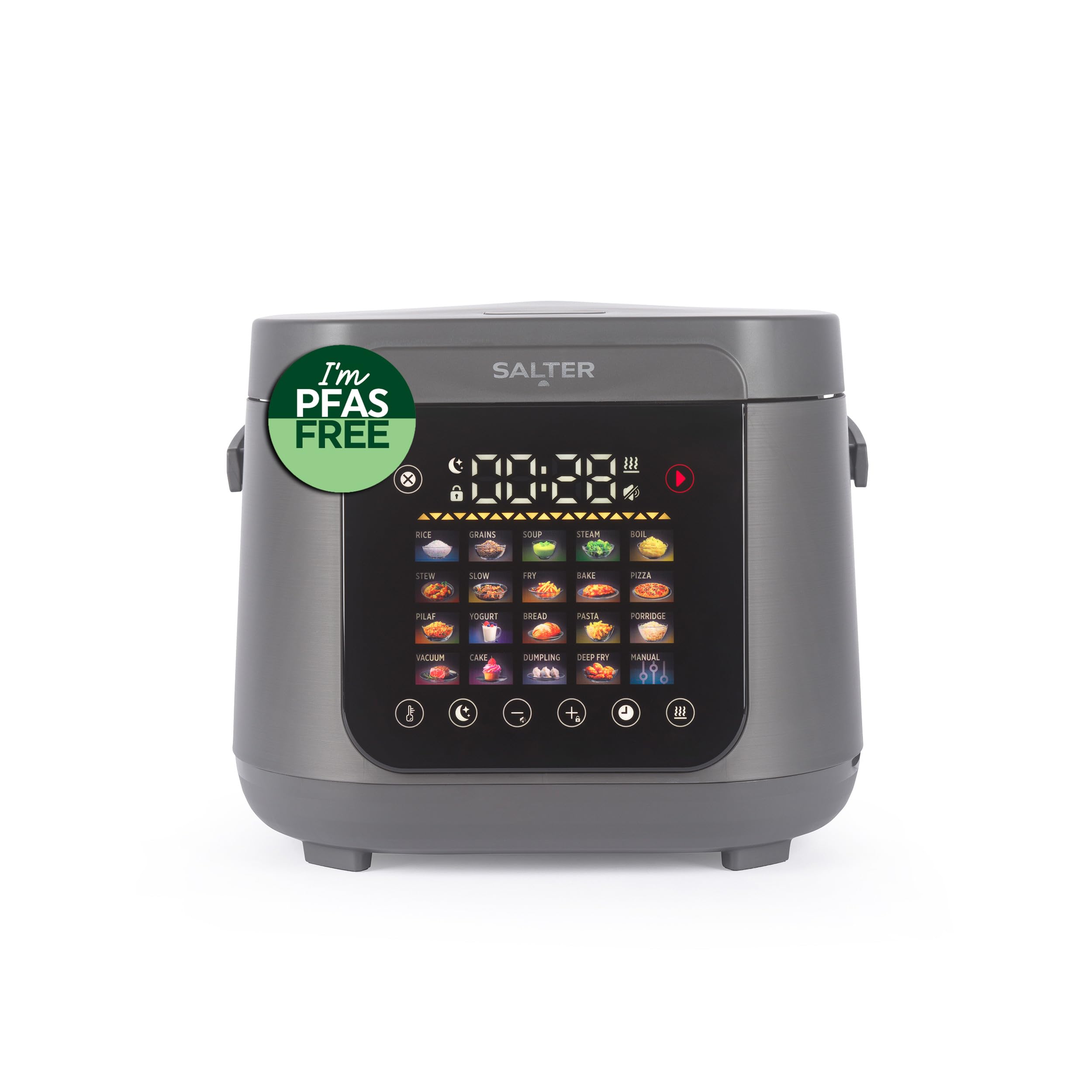 Salter 5 Litre Multicooker 860W, 20 Presets