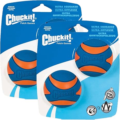 chuckit squeaker ball