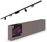 Philips Hue Perifo Straight Ceiling Base kit (4 Spots), Black - 1