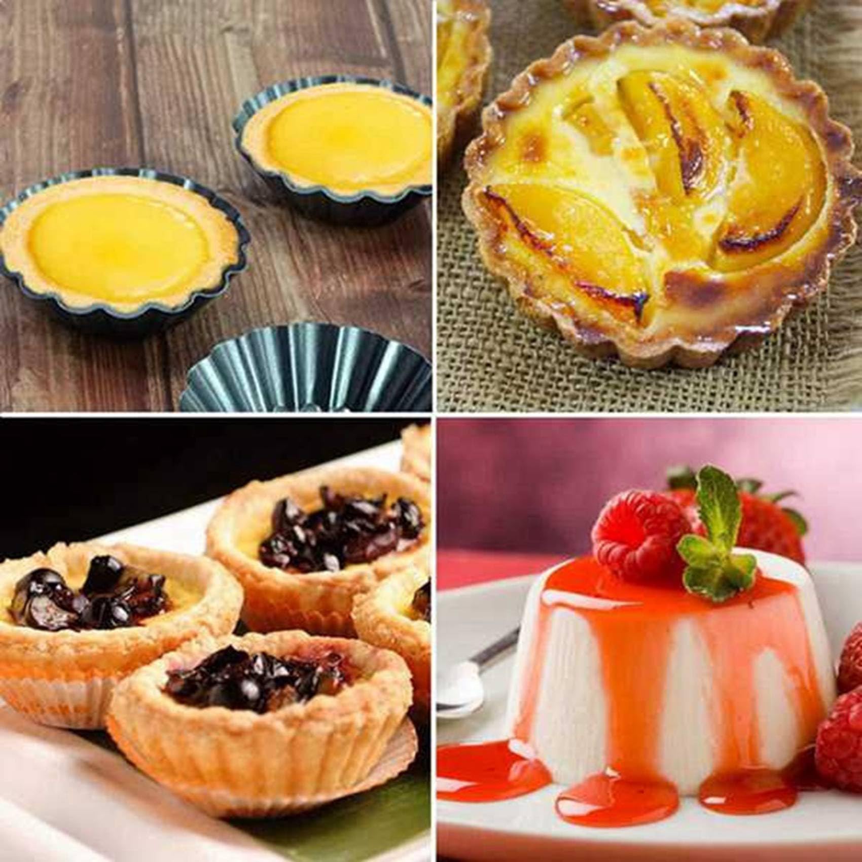 rieder 52 foremki do jajek i ciast, 3 mini foremki do babeczek ze zdejmowanym dnem, foremki do babeczek, muffinek, blachy, części do pieczenia