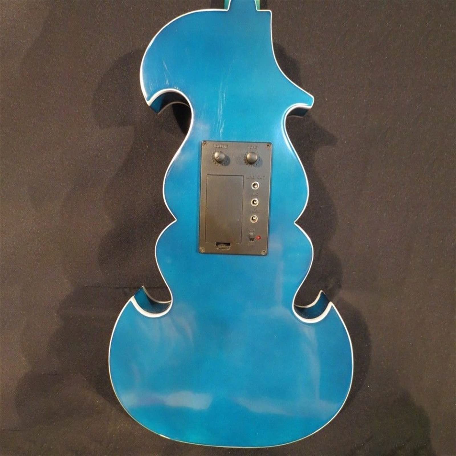 Strumento Musicale per Violino Acustico Elettrico 4/4 Fatto A Mano in Legno Massello Blu Top in Abete Fondo in Acero Violini per Studenti