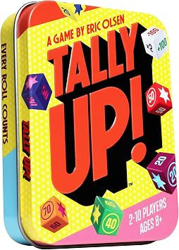 Messy Table Games Tally Up! Push Your Luck Dice Game