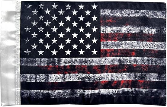 Motorcycle Flag 6x9,Antique American Flag,Double-Sided Double Sewing Motorcycle USA Flag Antique US Flag Accommodates UP to a 3/8" Diameter Pole