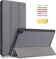 Vista 30 de Funda con soporte para tableta Yaxa Kindle Fire Max 11 (13ª generación, versión 2023) con función de encendido y apagado automático, triple