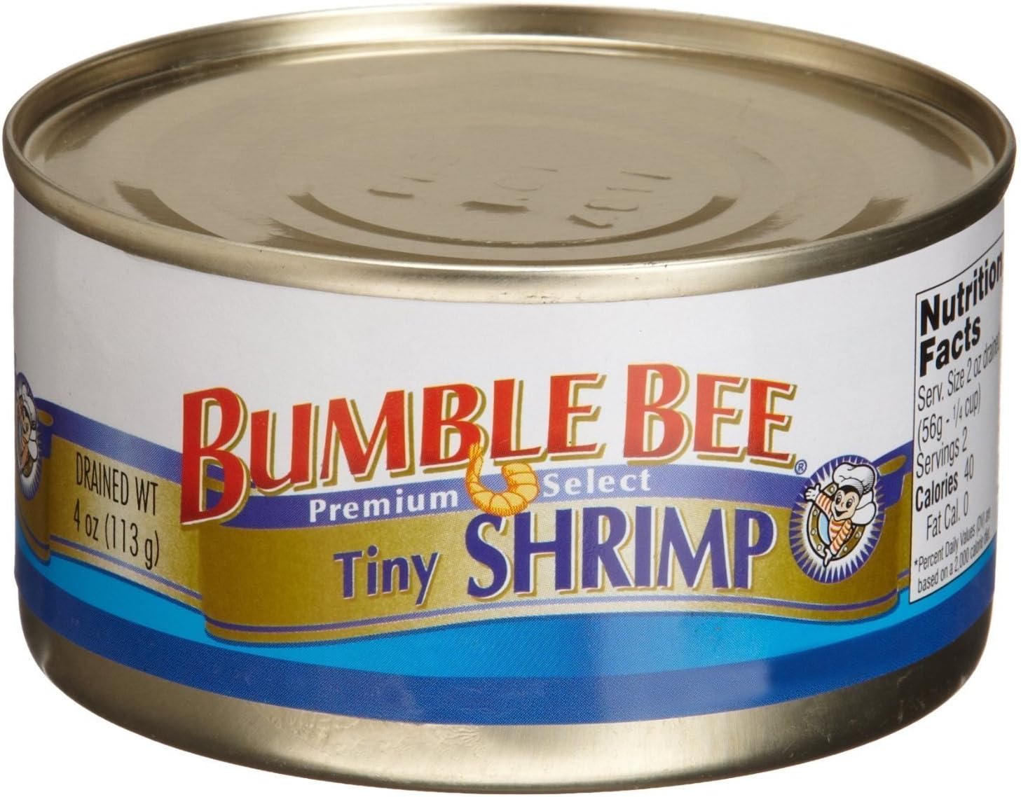 Bumble Bee, Tiny Shrimp, 4Oz Can