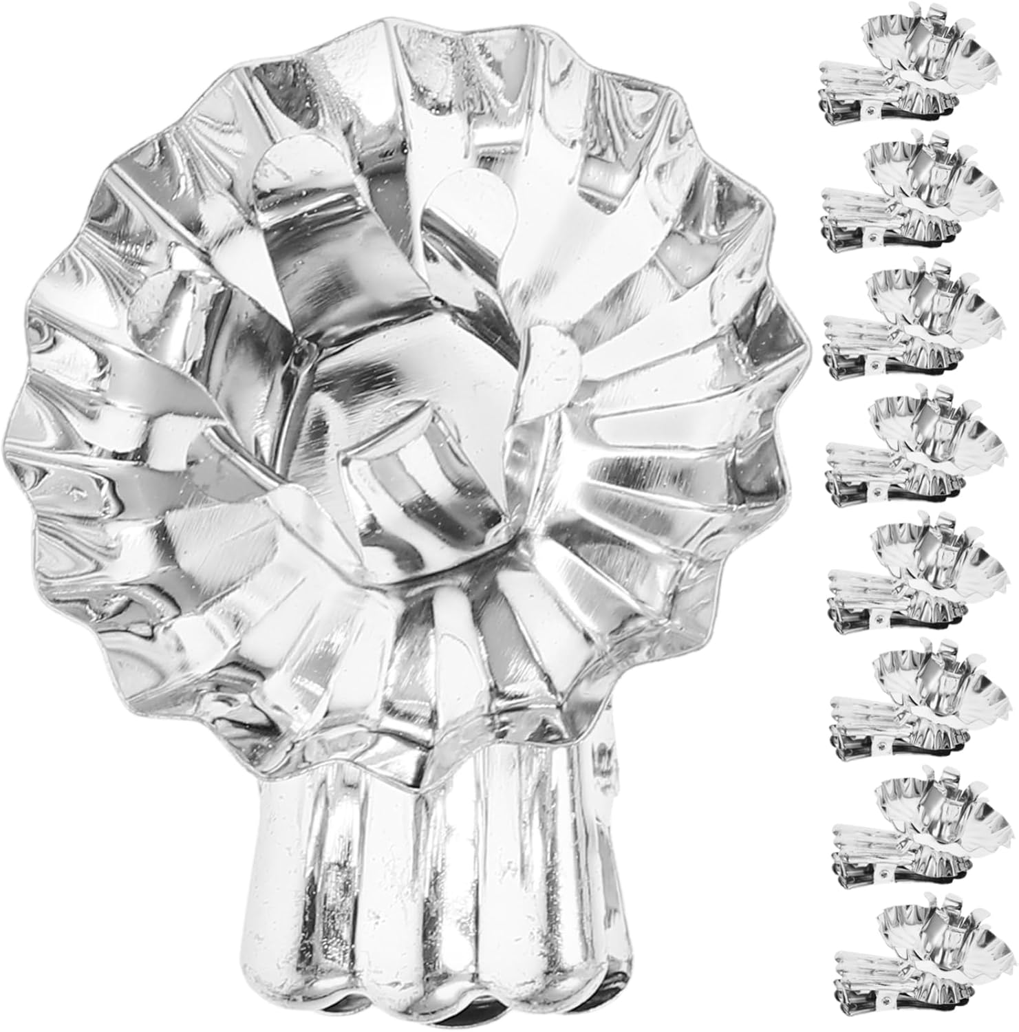 36pcs Shaped Candle Holder Clips Decorative Taper Candle Holders for Christmas Trees Weddings and Parties Material for Use