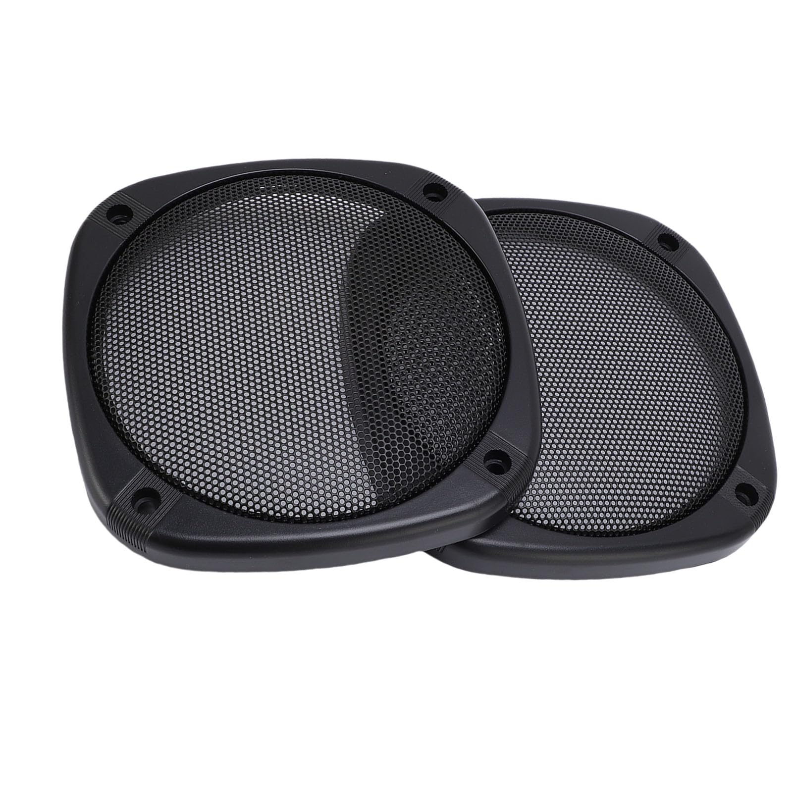 GOWENIC 2pcs 5.4 Inch Speaker Grill Mesh Decorative Circle Woofer Guard Protector Cover Audio Accessories for Loudspeakers, Speakers, Car Speakers, Home Speakers