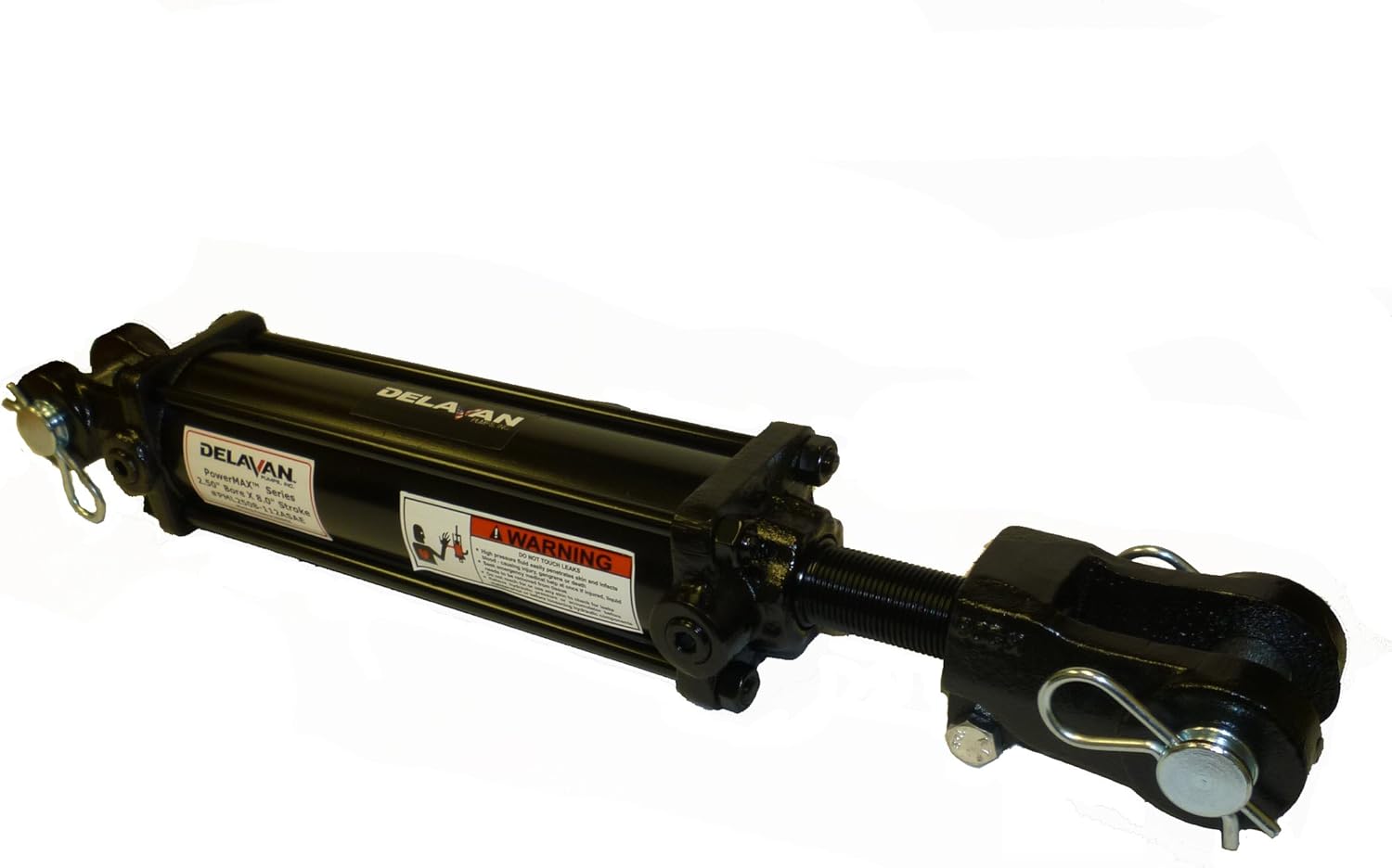 Delavan PML2508-112ASAE PowerMAX 2.5" x 8" Hydraulic Tie-Rod Cylinder ASAE Certified