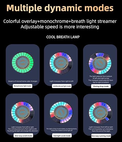 Miniatura 7 de YOVDA Auriculares inalámbricos, auriculares Bluetooth para juegos con estuche de carga, luces LED, auriculares estéreo de baja latencia de 45 ms