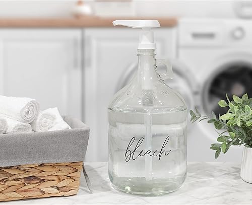 Miniatura 4 de Darware Botella de bomba de lejía de galón jarra dispensadora de bomba de lavado grande