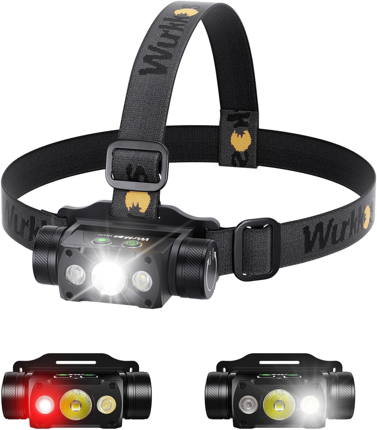 HD20 Headlamp Rechargeable 2000 Lumen Super Bright