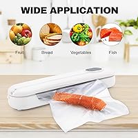 Vista 2 de Sellador al vacío, Máquina selladora al vacío de alimentos, Máquina selladora al vacío, Sellado individual/sellado al vacío dos modos, Con pantalla