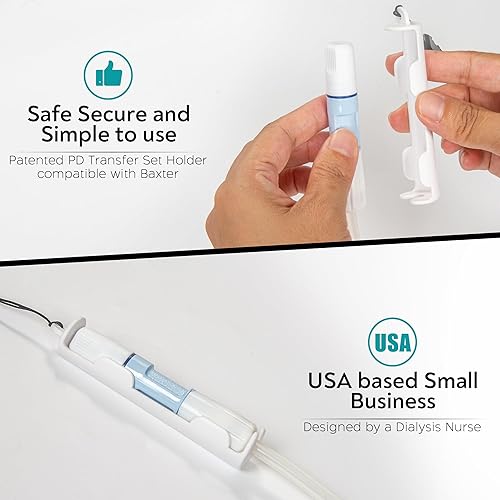 Miniatura 21 de Soporte patentado de transferencia de diálisis peritoneal para Baxter, accesorios para cinturón de soporte de catéter PD