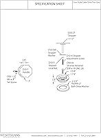 Vista 2 de Westbrass A50TE-07 Standard 1-1/2" Replacement Trim for Cable Drive Bath Drain Waste & Overflow Assemblies, Satin Nickel
