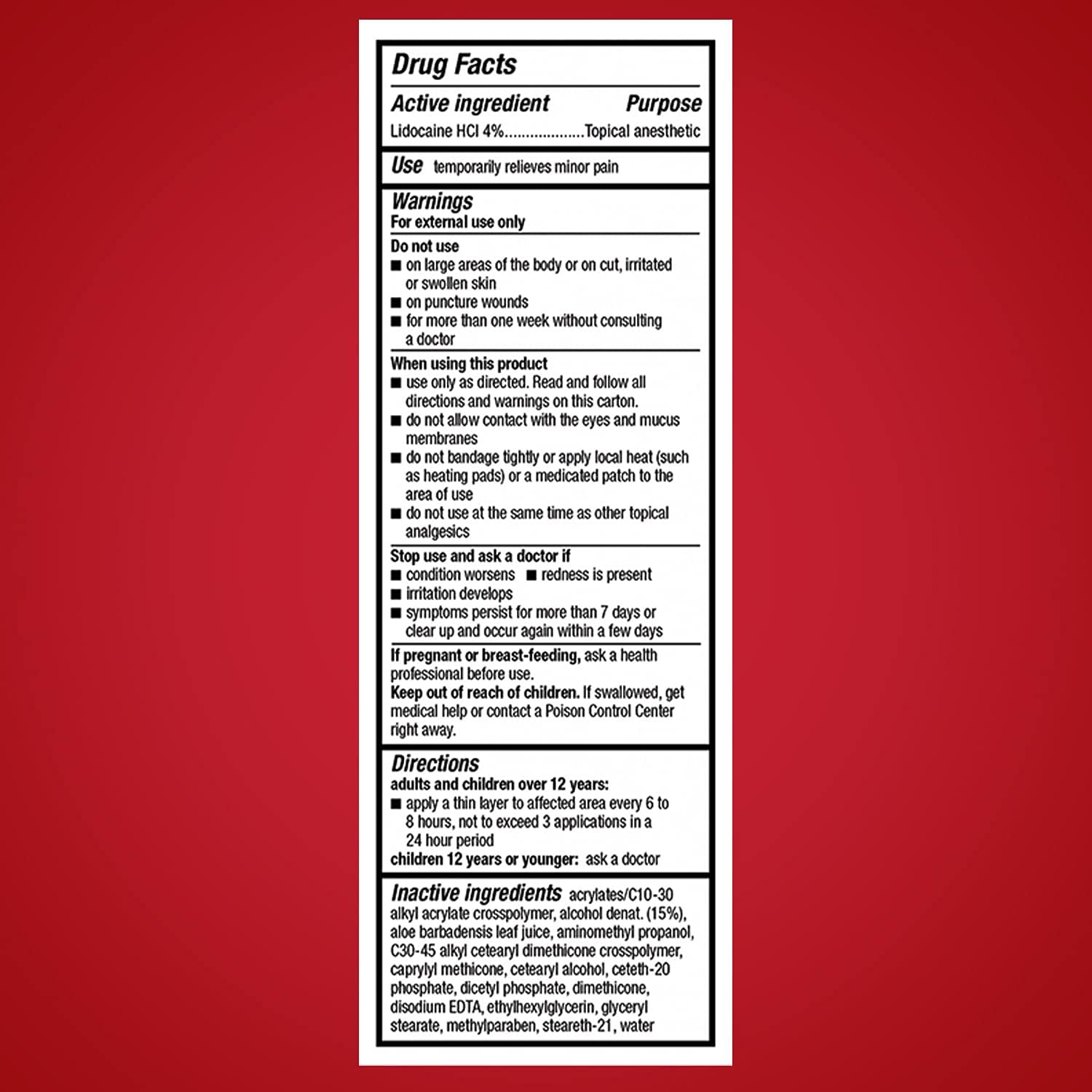 Aspercreme with Lidocaine Maximum Strength Pain Relief Cream, 4.3 oz. : Everything Else