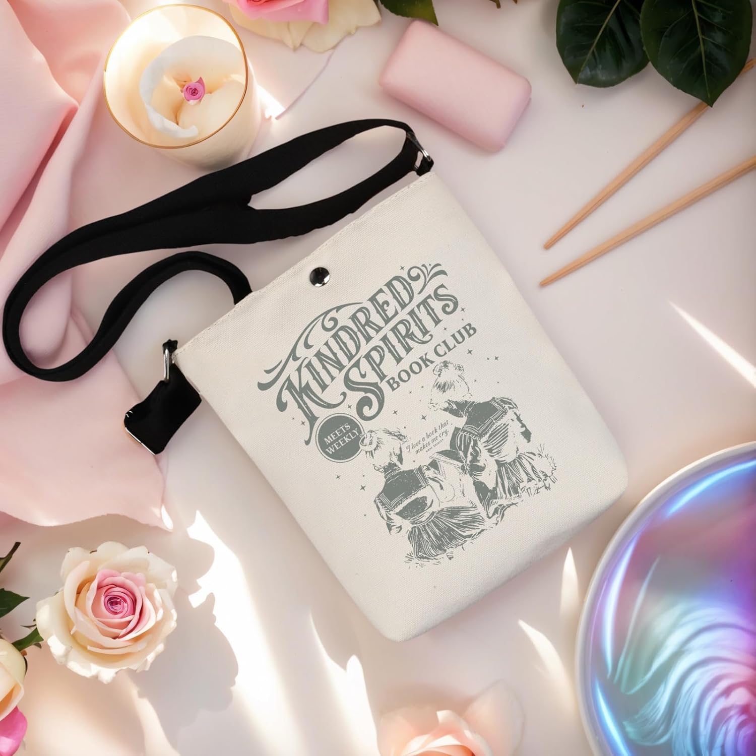 Lywjyb Birdgot Anne Novel Crossbody Bag Reading Book Merch Literary Gift Long Distance Friends Gift - Image 2