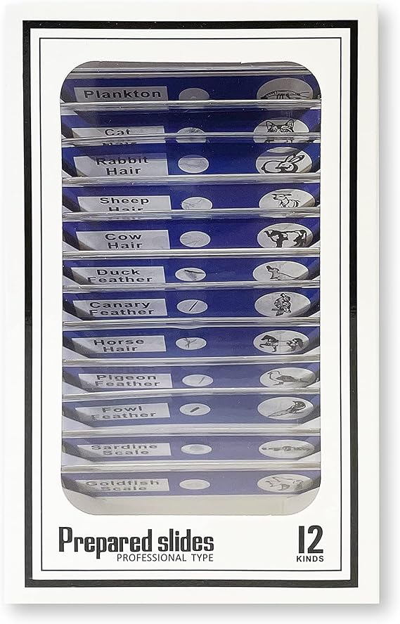 The Carson MicroFlip 100 x 250 x LED and UV-lit pocket microscope comes with a drop-down scroll base and smartphone discop clip, 24 ready-made insect and animal slides (MP-250BUN)
