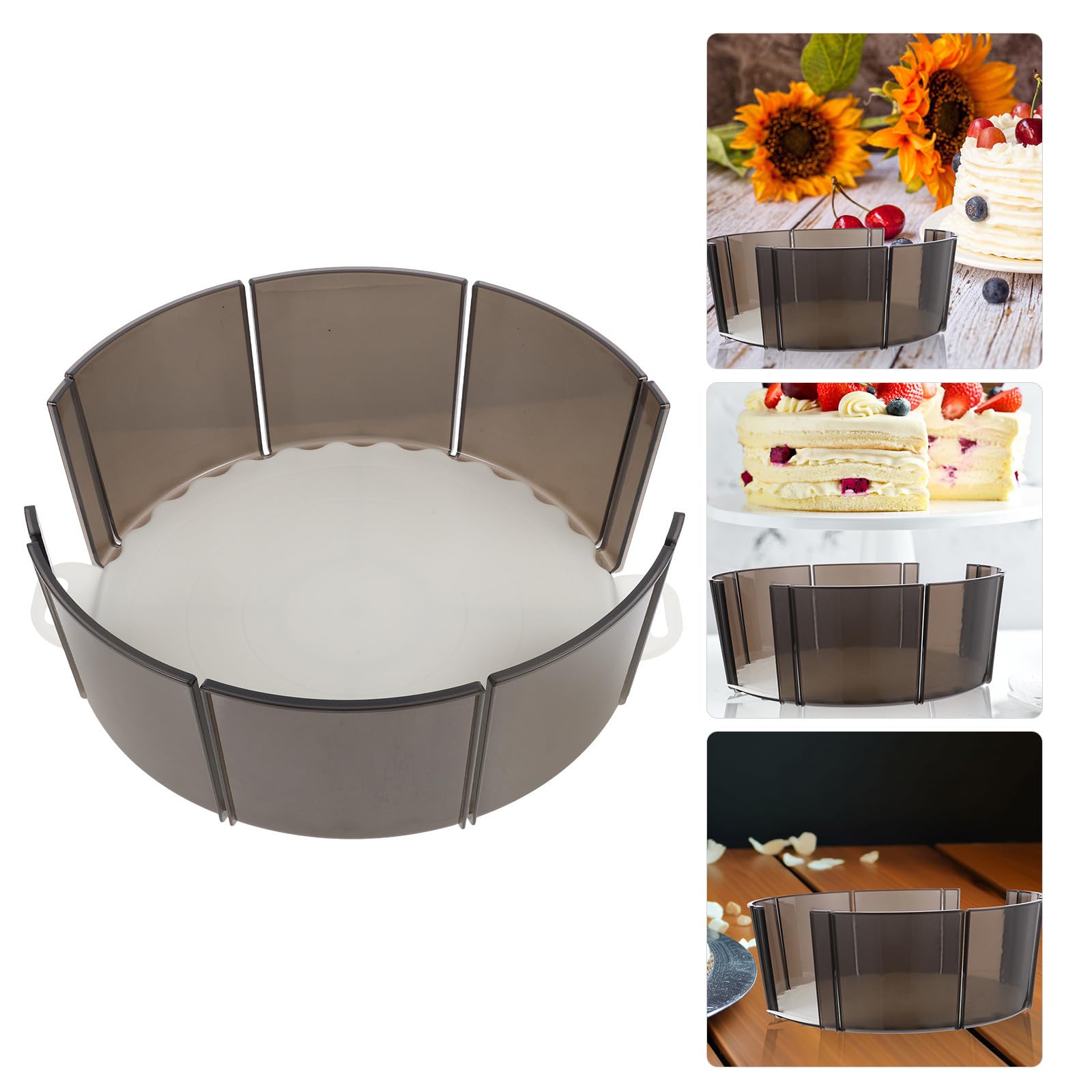 Gadpiparty Cortador y Corte Porciones de Función Atractivas Uniforme Visualmente en Pasteles de Abs para Uso Casa Fiestas