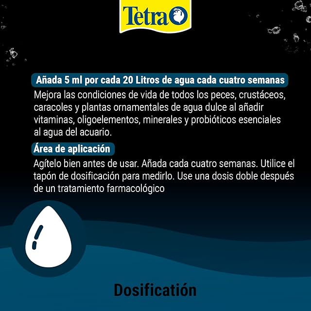 Foto 5 de 6 de Tetra VitaMinPro 3in1 Producto probiótico para el Cuidado del Agua, 100 ml