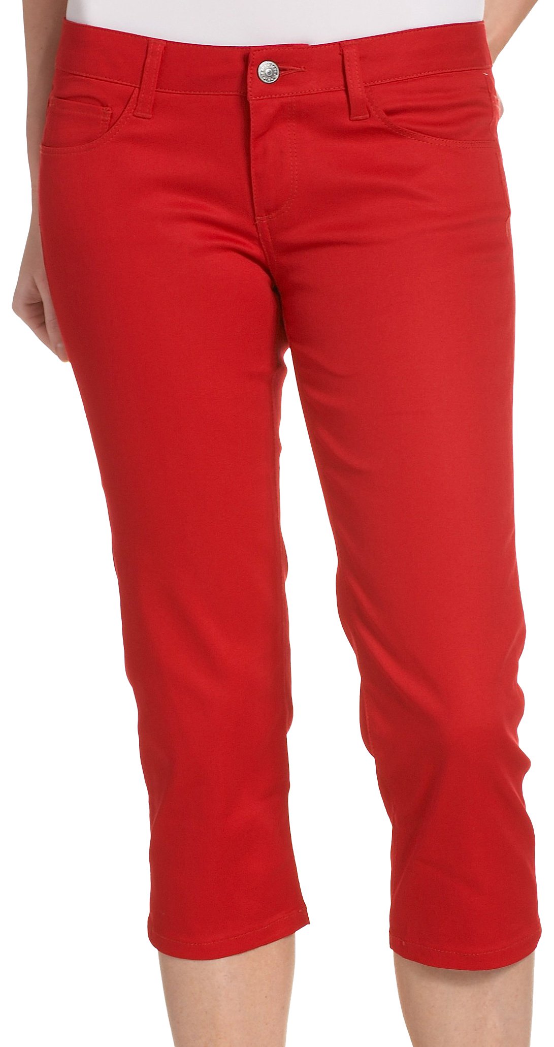 Dickies Juniors 5-Pocket Capri Pant Red 3