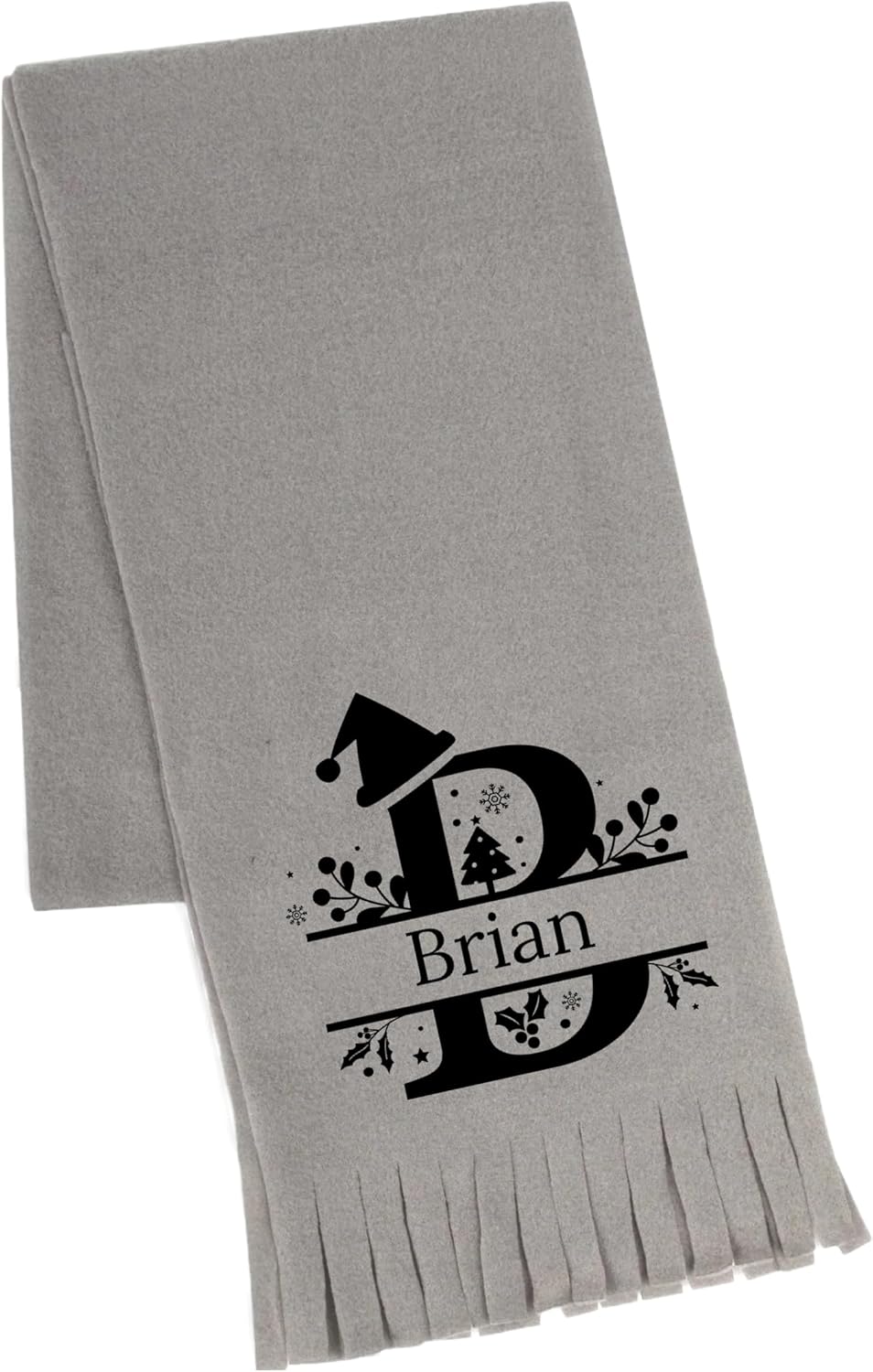 Custom Christmas Scarf for Women, Red Scarf Men, Perfect for Winter and Fall Seasons