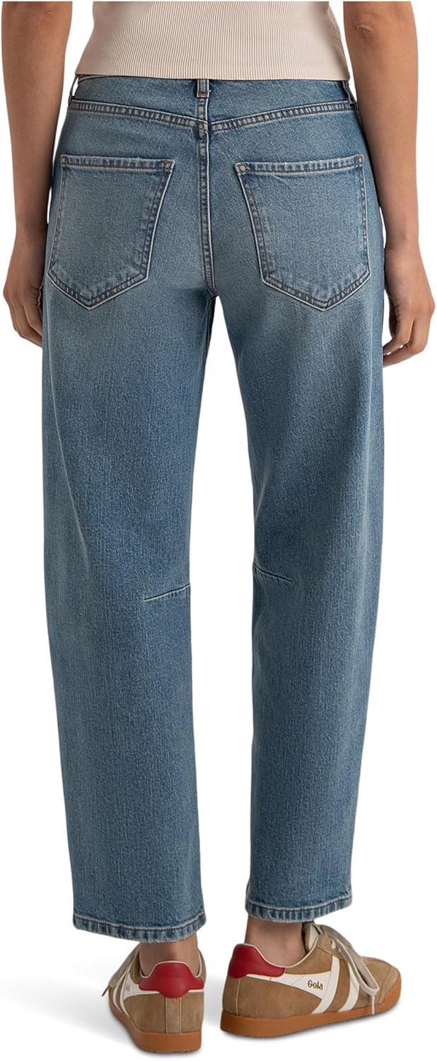 KUT from the Kloth Womens Ashton High-Rise Wide Leg Barrel Regular Hem - Image 3