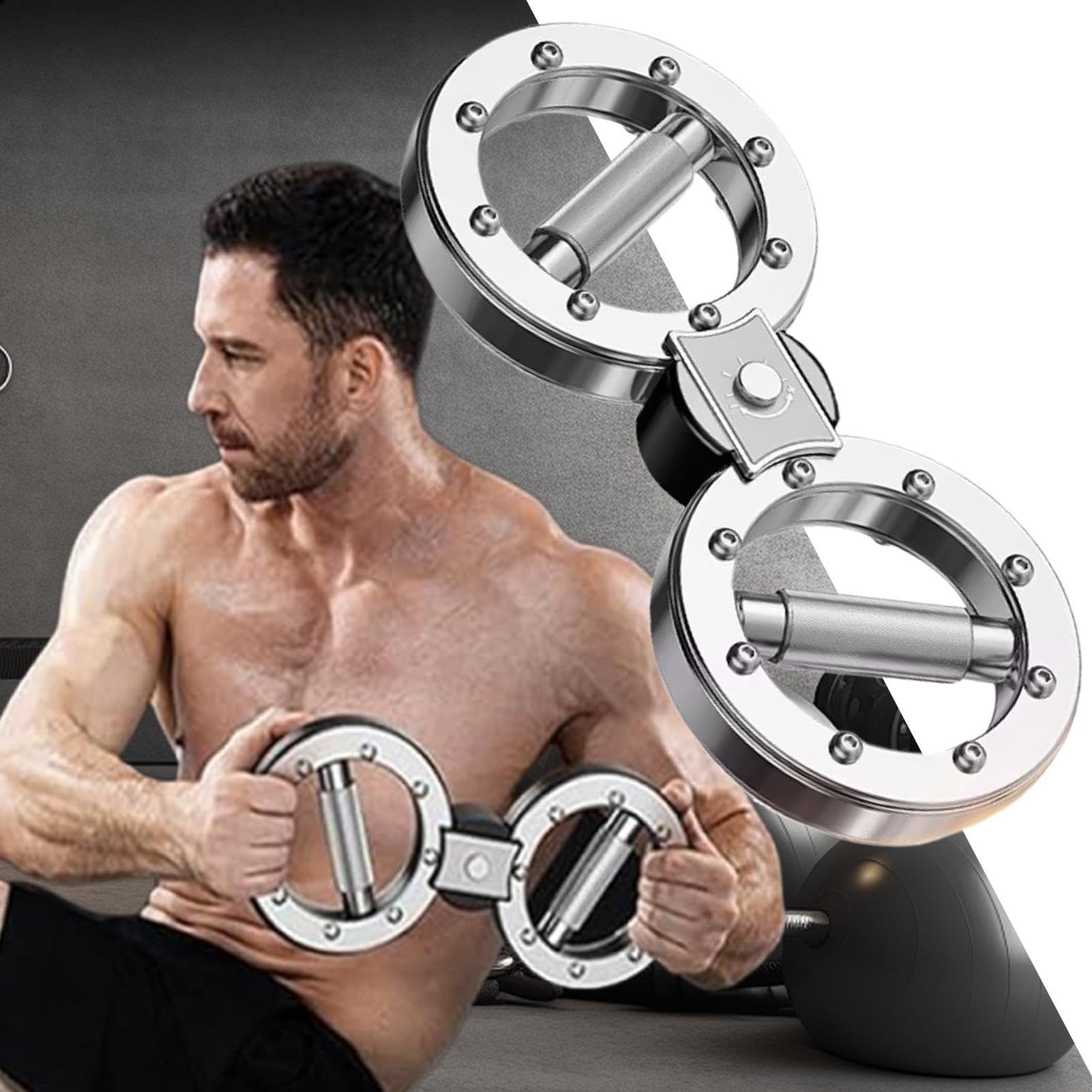 5,4 kg Verbrennungsmaschine – Dreharmmaschine | Muskelverstärker | 5,4 kg Armübungsgeräte Multifunktionaler Unterarmtrainer Trainingsgeräte Armtrainer für Zuhause, Fitnessstudio, Handgelenk