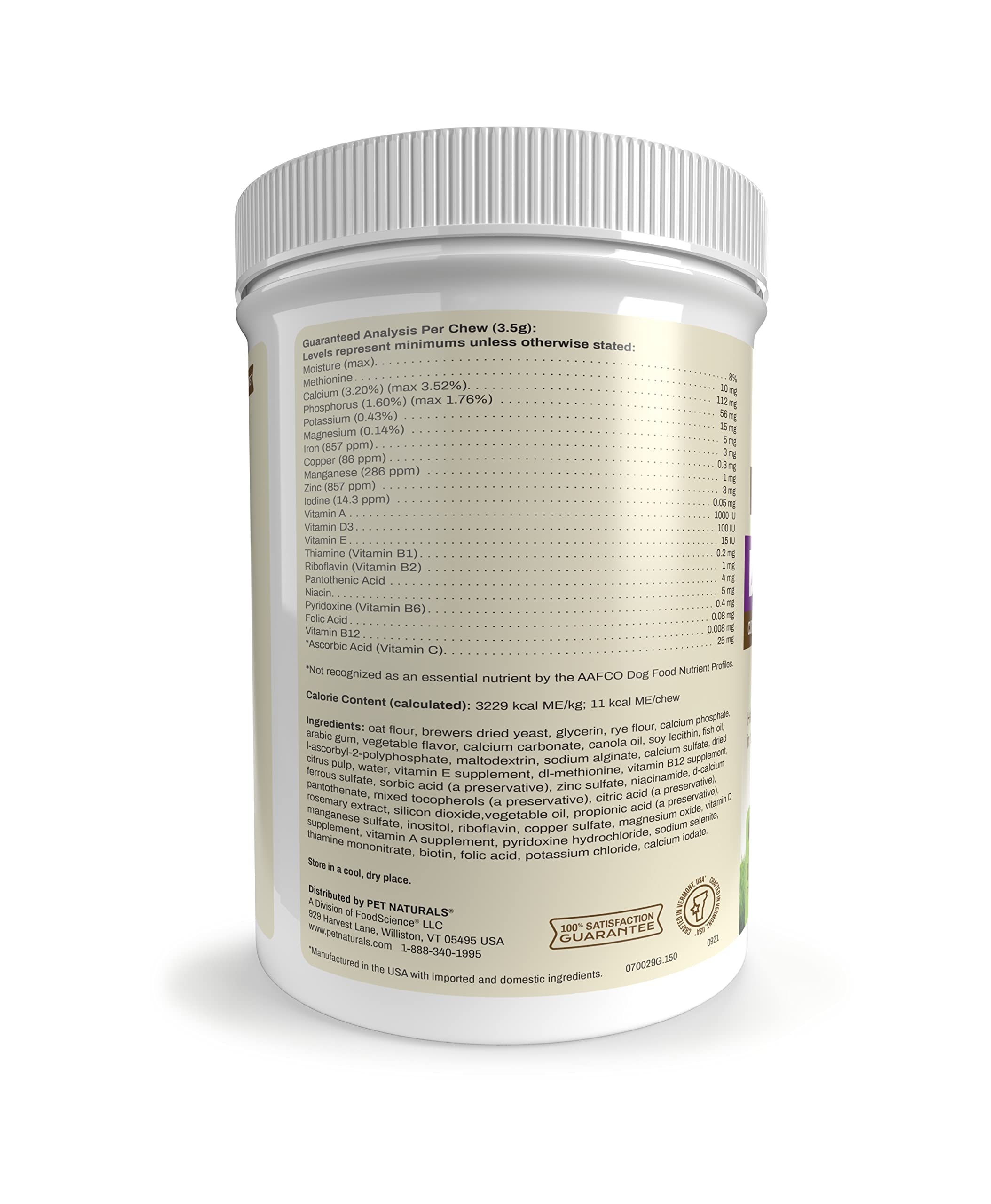 Pet Naturals Daily Multivitamin for Dogs Yummy Chews with Amino Acids