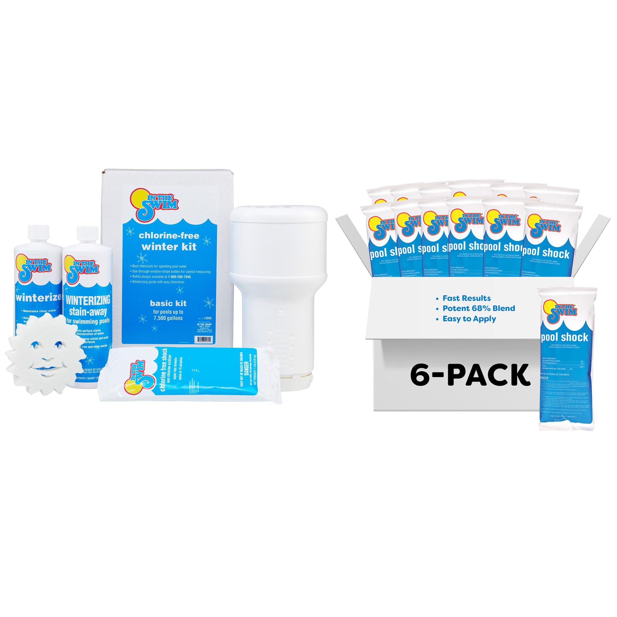 In The Swim Basic Pool Closing Kit and Shock Bundle - 7,500 Gallons