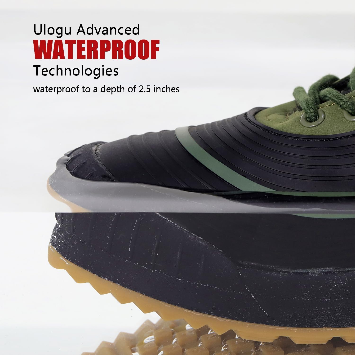 ulogu Snow Boots for Men Women丨Insulated Waterproof Fur Lined Booties丨Non Slip Lightweight Winter Shoes - Image 5