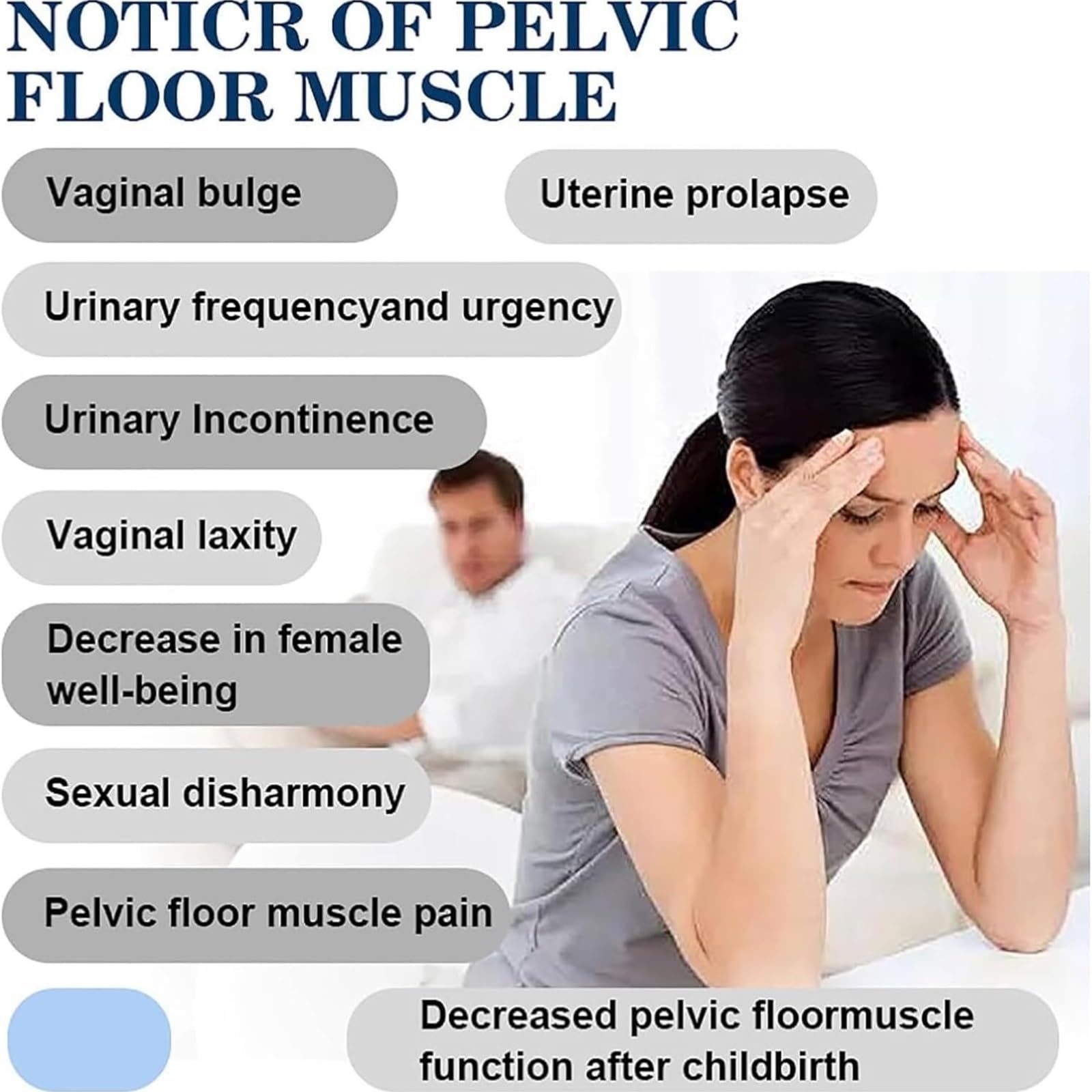 Generico Dispositivo Elettrico per Muscoli Pelvici, Post Parto, 4.300 Vibrazioni/Sec, 12.000 Contrazioni in 30 Minuti, Rafforza Il Pavimento Pelvico