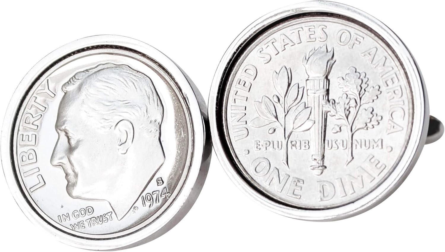 1974 US Coin Cufflinks - 1974 Birthday for Men