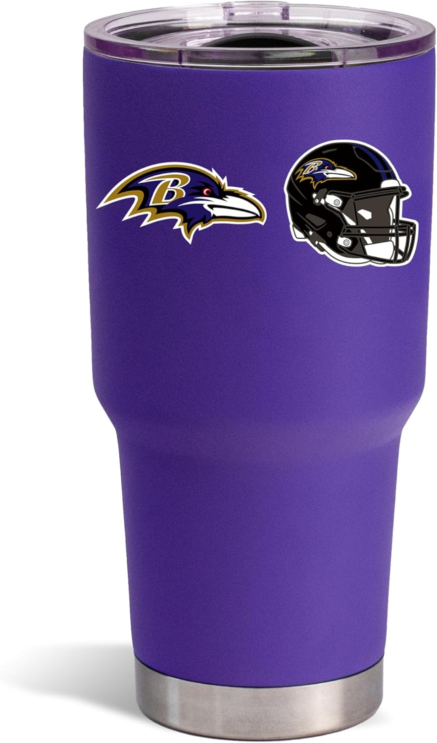 The Memory Company Officially Licensed NFL 30oz Insulated Stainless Steel Tumbler - Double Wall Vacuum Sealed Travel Mug with Built-In Bottle Opener, Leak-Proof Lid, Game Day Essential