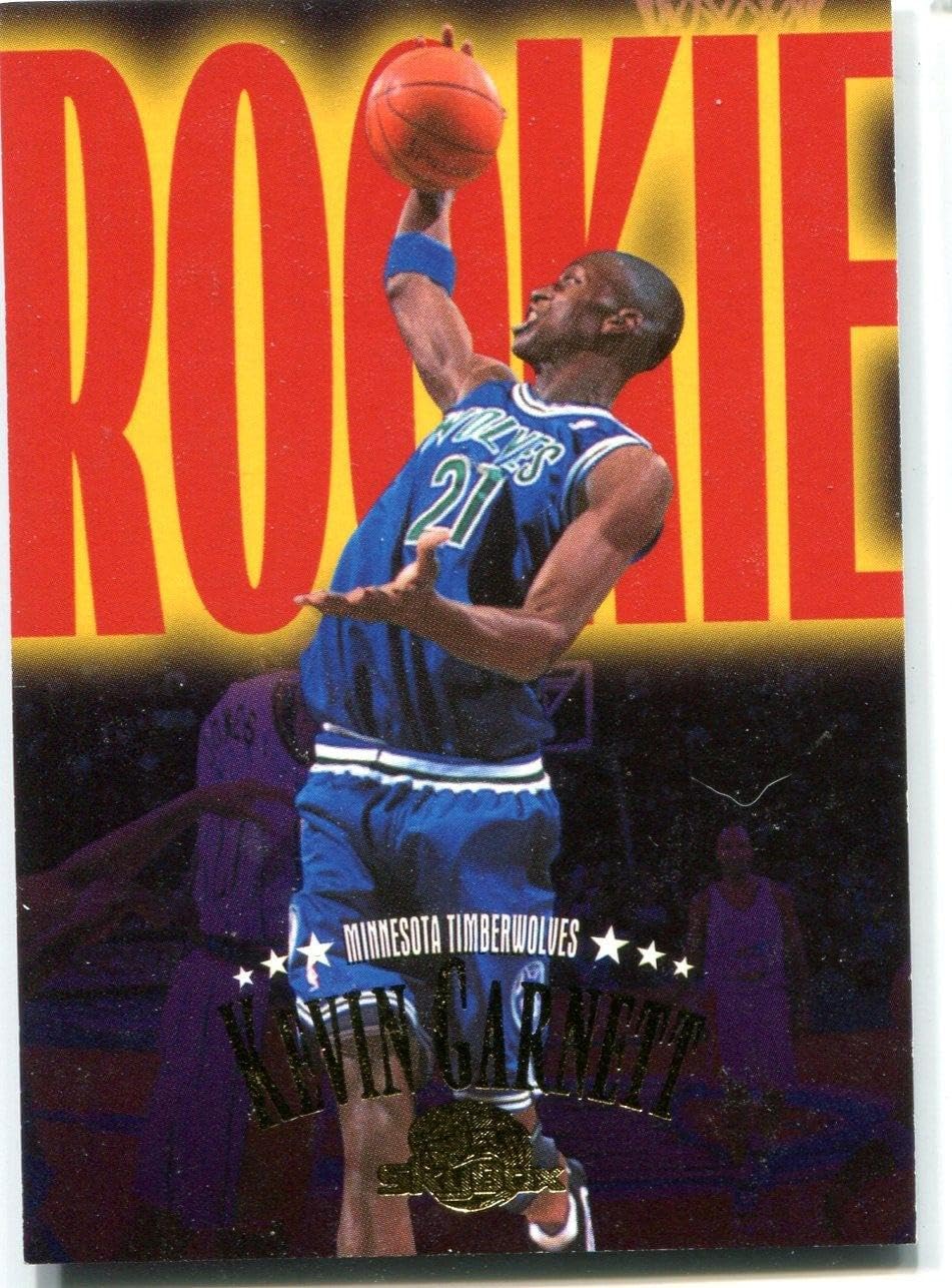 Amazon.com: Kevin Garnett 1996 Skybox Rookie Card