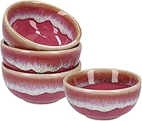 Vista 9 de Plato de cerámica para salsa de soja pequeños, 3 pulgadas, juego de 4 (negro n.º 2)