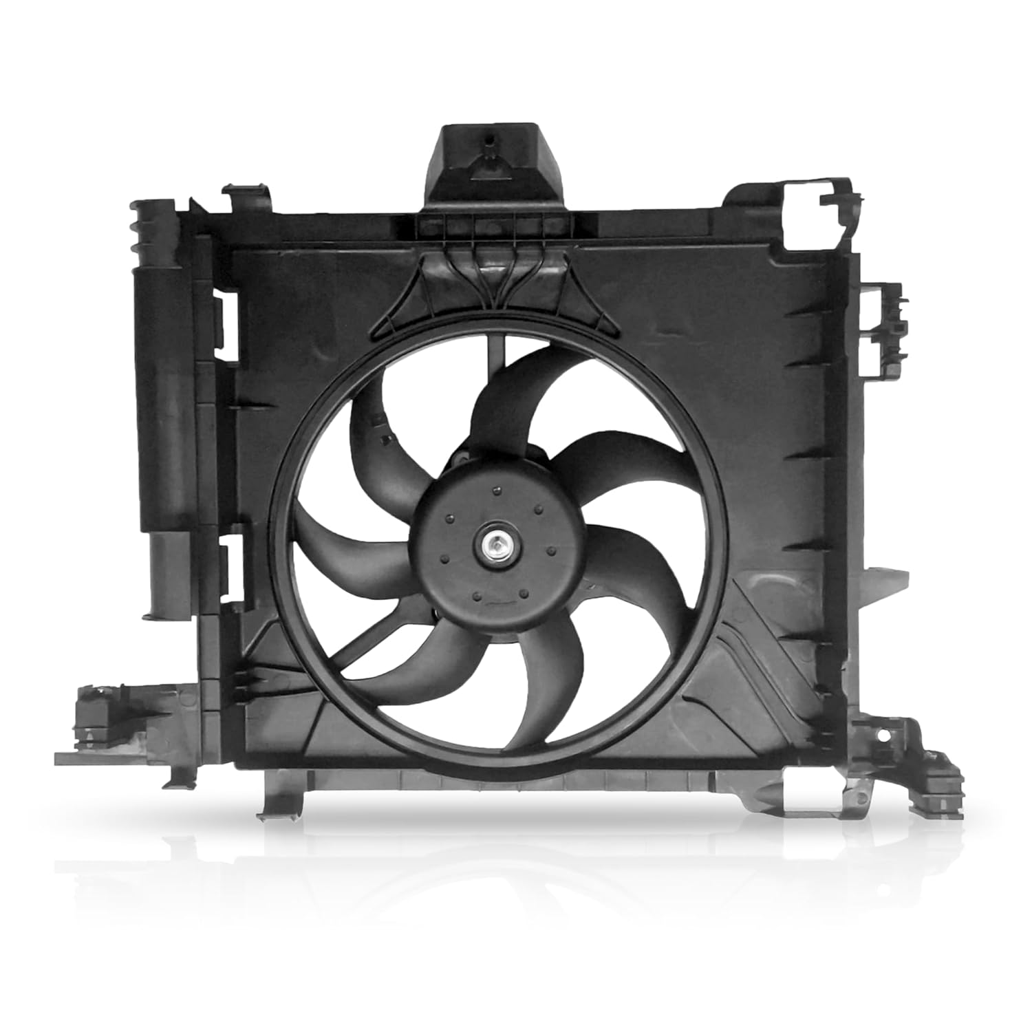 Radiator A/C Condenser Cooling Fan Assembly Compatible with 2007-2015 Smart Fortwo 0002009323