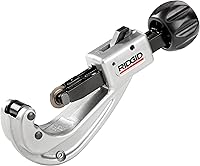 RIDGID 151 Quick-Acting Tubing Cutter 1/4"-1-5/8" Copper Brass Aluminum Plastic - X-CEL Ergonomic Knob, Tool-Free Wheel Change