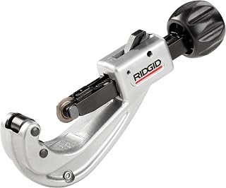RIDGID 151 Quick-Acting Tubing Cutter 1/4"-1-5/8" Copper Brass Aluminum Plastic - X-CEL Ergonomic Knob, Tool-Free Wheel Change