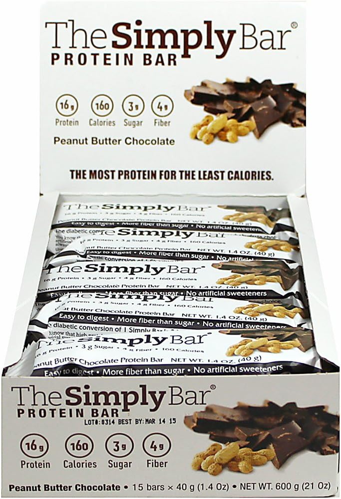 SIMPLY PROTEIN PEANUT BUTTER CHOC CASE, 40 GR