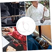 Vista 2 de Totority 6 Sets Erhu Cuerdas Instrumentos musicales sitar laúd instrumento khaen instrumento musical accesorios erhu instrumento gitarre instrumento