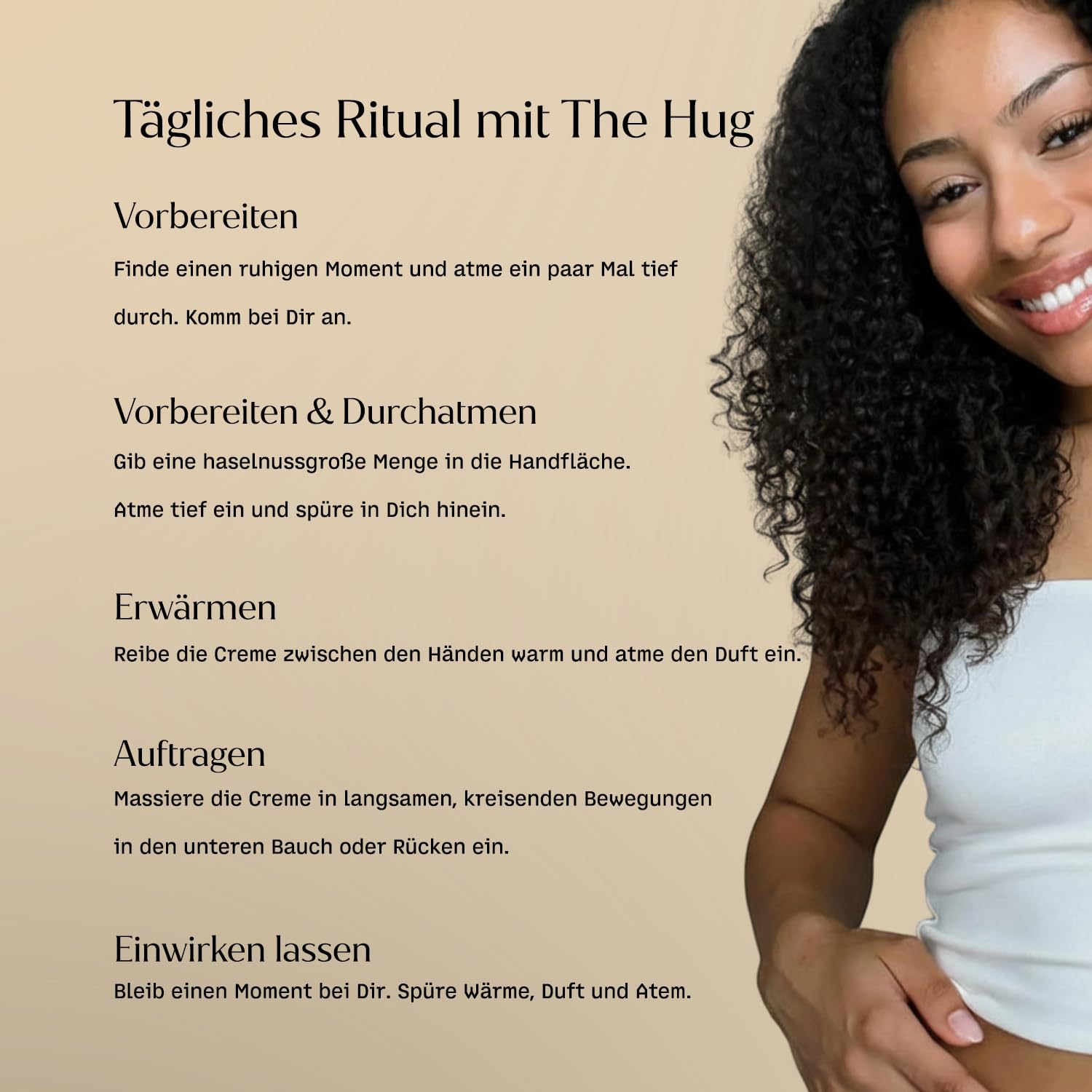 This Place The Hug Pflanzliche Perioden Creme, Wärmend, 60ml | Wärmende Körpercreme mit Ingwer und Mönchspfeffer, Wohltuende Zyklus-Begleitung