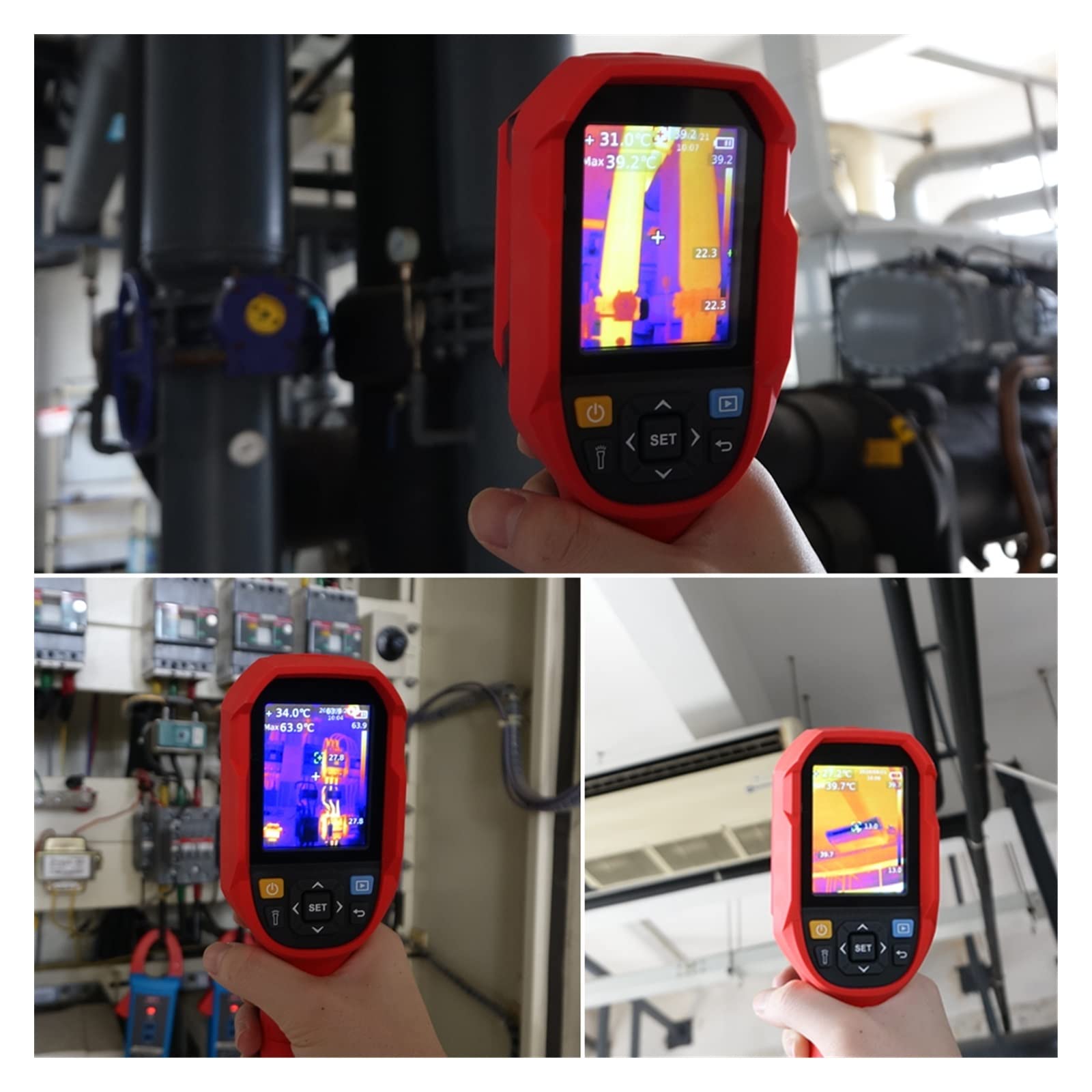 Wärmebildkamera Infrarot-Wärmebildkamera 256 x 192 Wärmebild Thermografie Professionelle Bildgebung BAU Zuhause (Color : 260BMacroLens2, Size : 0)