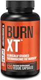 Jacked Factory Burn-XT Clinically Studied Fat Burner & Weight Loss Supplement - Appetite Suppressant & Energy Booster - with Acetyl L-Carnitine, Green Tea Extract and More - 120 Natural Diet Pills