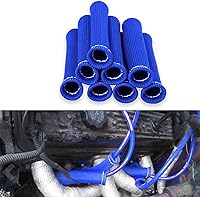 Vista 9 de 8 fundas protectoras de alambre para bujías, funda protectora de protección térmica, cubierta térmica de bujías de 1200 grados, cubierta